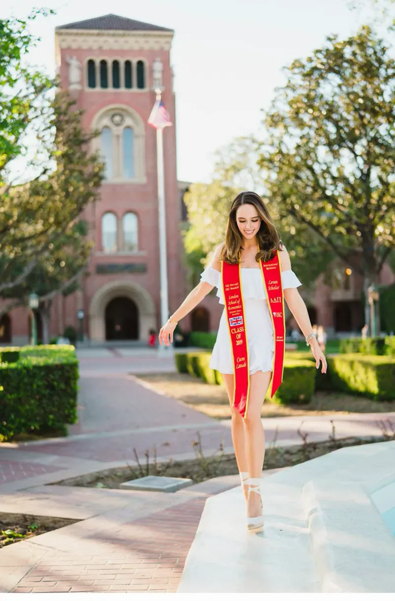 Graduation portrait photography