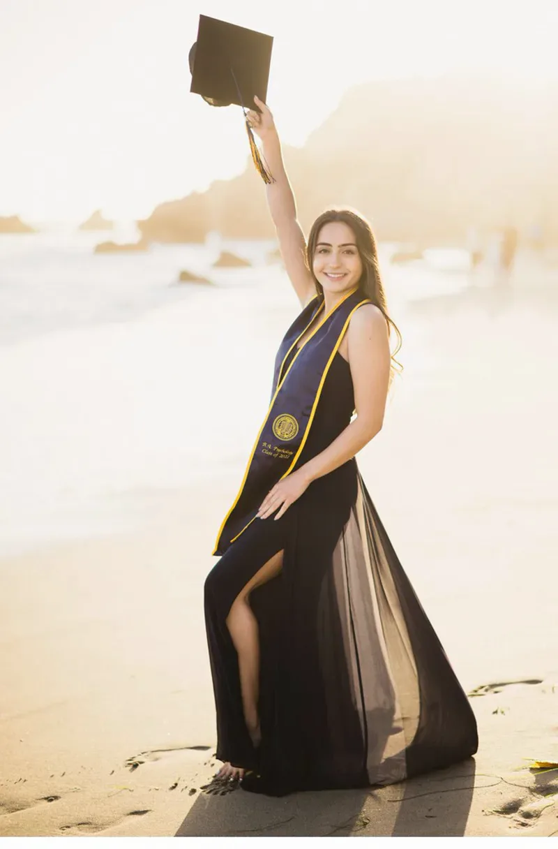 Graduation portrait photography