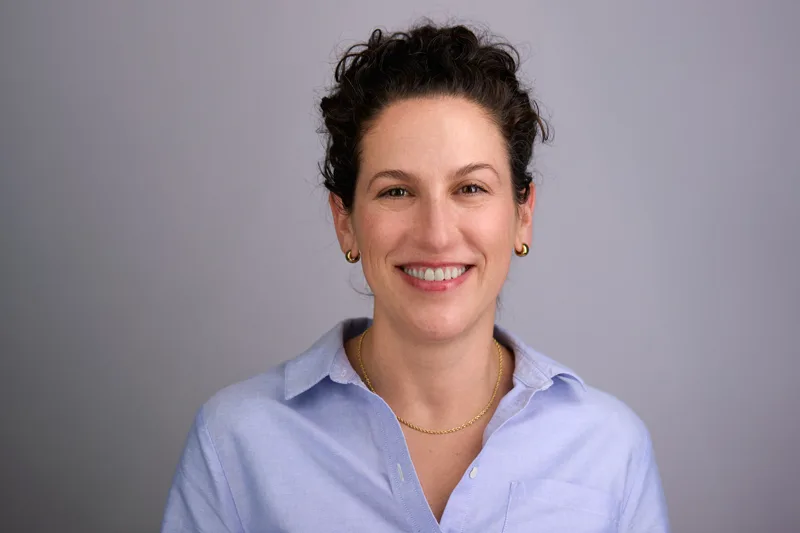 Commercial actor headshot, bright and approachable