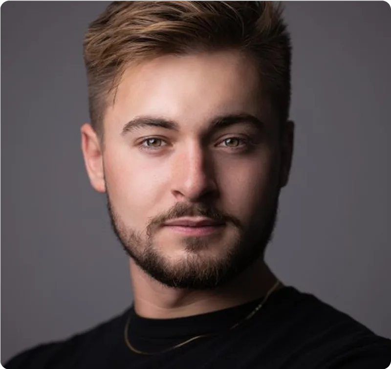 Professional headshot of Jordan