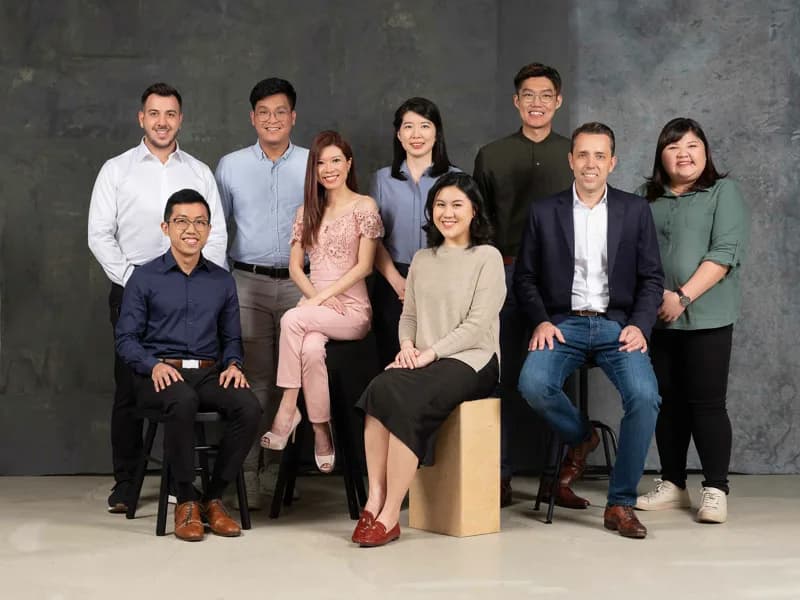 Team headshot photography example
