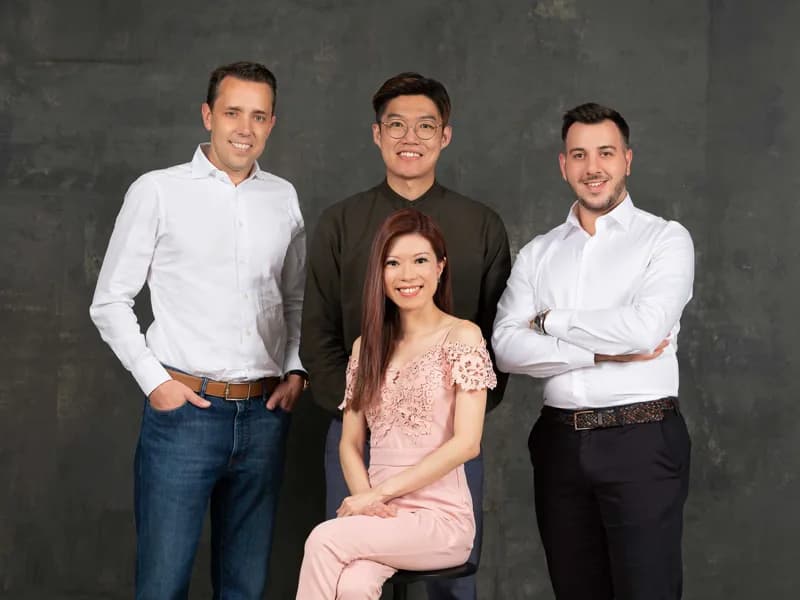 Team headshot photography example