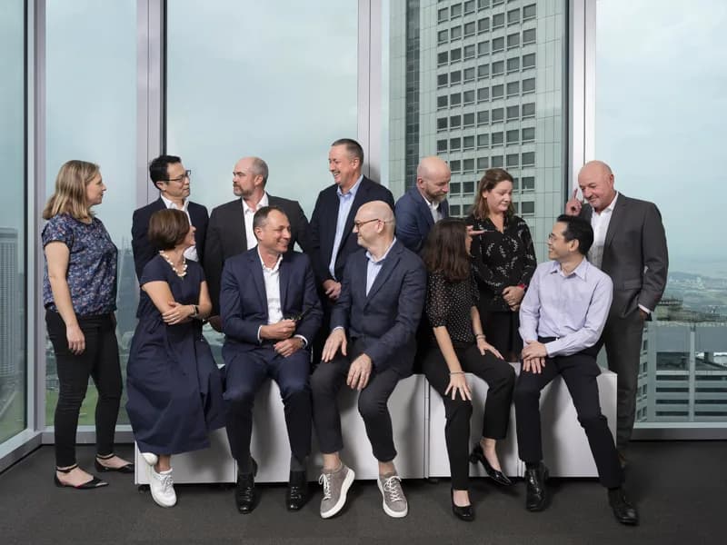 Team headshot photography example