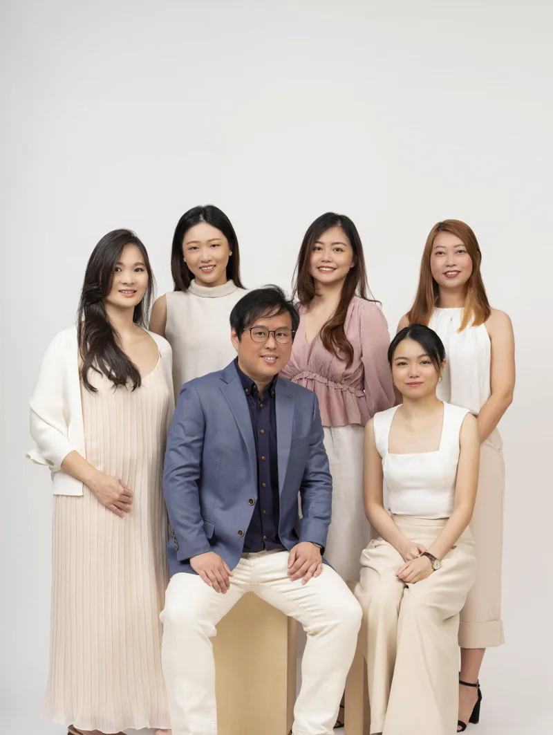 Team headshot photography example