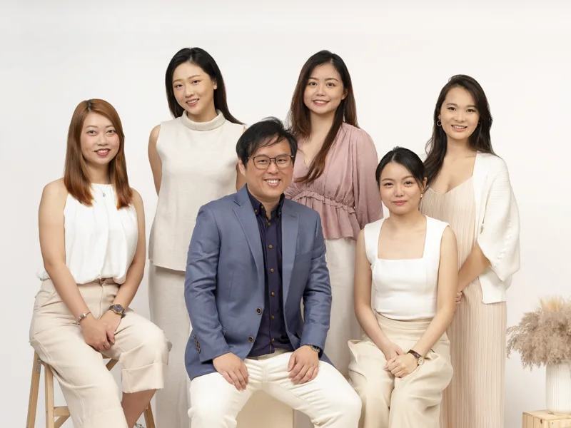 Team headshot photography example