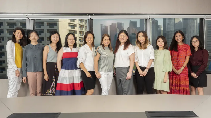 Team headshot photography example