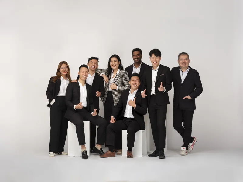 Team headshot photography example
