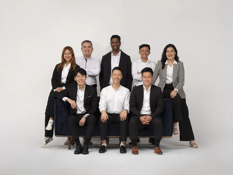 Team headshot photography example
