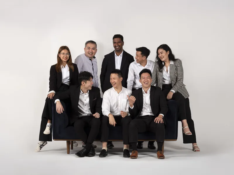 Team headshot photography example